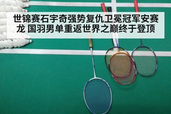 世锦赛石宇奇强势复仇卫冕冠军安赛龙 国羽男单重返世界之巅终于登顶